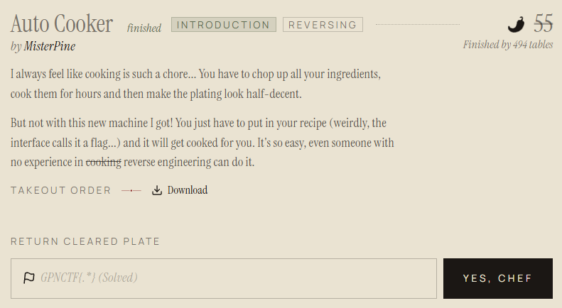 Auto Cooker